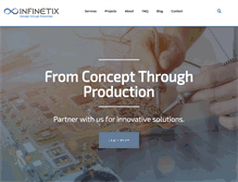 Tablet Screenshot of infinetix.com